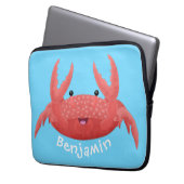 Niedliche Abbildung des Cartoon Laptopschutzhülle (Vorderseite Links)
