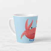 Niedliche Abbildung des Cartoon Milchtasse (Linke Ecke)
