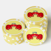 Niedliche Abbildung des Cartoon Pokerchips (Stapel)