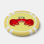 Niedliche Abbildung des Cartoon Pokerchips (Einzeln)