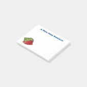 Niedliche Abbildung des Cartoon Post-it Klebezettel (angewinkelt)