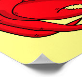 Niedliche Abbildung des Cartoon Poster (Ecke)