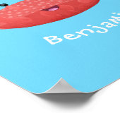 Niedliche Abbildung des Cartoon Poster (Ecke)