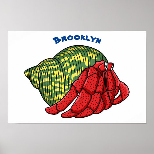 Niedliche Abbildung des Cartoon Poster (Vorne)