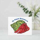 Niedliche Abbildung des Cartoon Postkarte (Stehend Vorderseite)