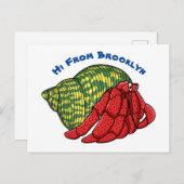 Niedliche Abbildung des Cartoon Postkarte (Vorne/Hinten)