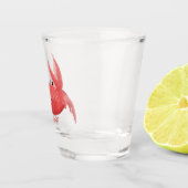 Niedliche Abbildung des Cartoon Schnapsglas (Rechts)