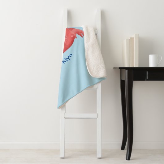 Niedliche Abbildung des Cartoon Sherpadecke (Beispiel)