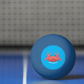 Niedliche Abbildung des Cartoon Tischtennisball (Netto)