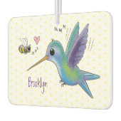 Niedliche Abbildung des Cartoon von Hummingbird Autolufterfrischer (Links)