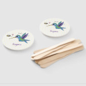 Niedliche Abbildung des Cartoon von Hummingbird Fächer (Non-assembled)