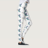 Niedliche Abbildung des Cartoon von Hummingbird Leggings (Rechts)