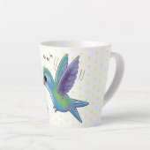 Niedliche Abbildung des Cartoon von Hummingbird Milchtasse (Rechte Ecke)