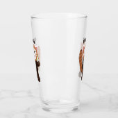 Niedliche Abbildung eines roten Panda-Cartoon Glas (Links)