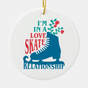 Niedliche Abbildung Skaten I in Liebe Skate Relati Keramik Ornament