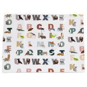 Niedliche ABC-Tiere Große Geschenktüte (Vorderseite)