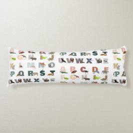 Niedliche ABC-Tiere Seitenschläferkissen