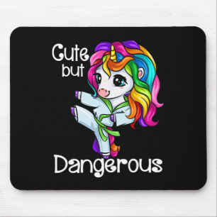 Niedliche, aber gefährliche Funny Karate Unicorn G Mousepad