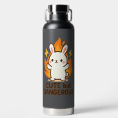 Niedliche, aber gefährliche Sonnenflasche Trinkflasche (Vorderseite)