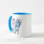Niedliche, aber graue Ghost-Jack-O' Lantern Hallow Tasse (Vorderseite Links)