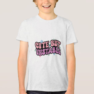 Niedliche, aber instabile Ängste Funny Mental Heal Tri-Blend Shirt