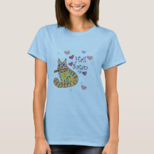 Niedliche, aber sarkastische Kätzin