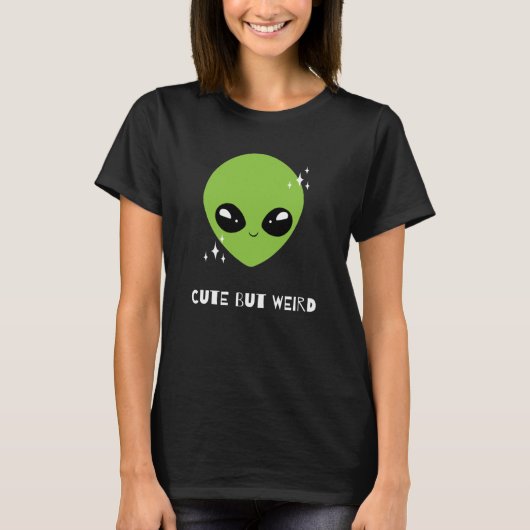 Niedliche, aber seltsame Alien T-Shirt (Vorderseite)