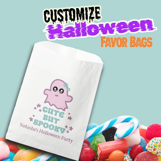 Niedliche, aber unheimliche Halloween-Leckereien Geschenktütchen