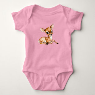 Niedliche Abkühlung, Hirschgeschenk, Baby Strampler