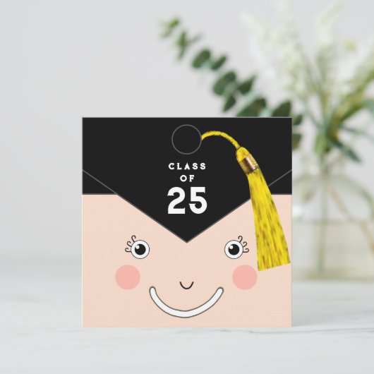Niedliche Abschluss-2025-Karte Karte (Stehend Vorderseite)