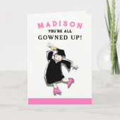 Niedliche Abschluss-Karte Karte (Vorderseite)