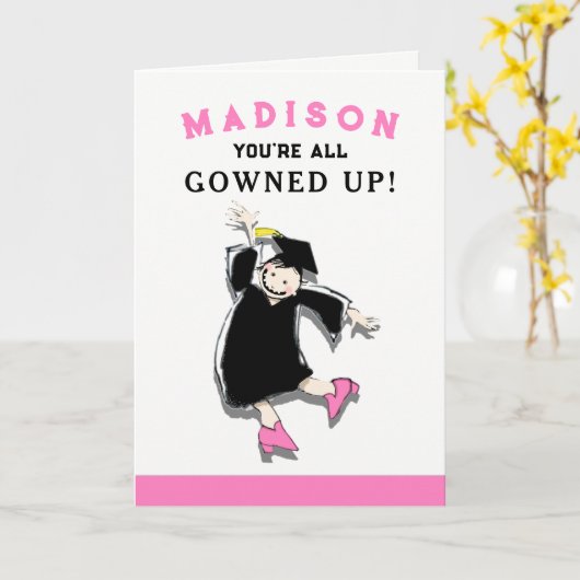 Niedliche Abschluss-Karte Karte (Gelbe Blume)