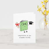 Niedliche Abschluss-Karte Karte (Gelbe Blume)