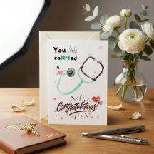 Niedliche Abschluss-Kartengeschenke, schöner RN