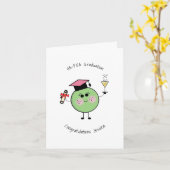 Niedliche Abschluss Pea Card Karte (Gelbe Blume)