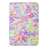 Niedliche abstrakte Blume Badematte (Vorderseite Vertikal)