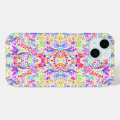 Niedliche abstrakte Blume Case-Mate iPhone Hülle (Rückseite (Horizontal))