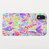 Niedliche abstrakte Blume Case-Mate iPhone Hülle (Rückseite (Horizontal))