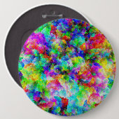 Niedliche, abstrakte Bronzestextur Button (Vorne & Hinten)