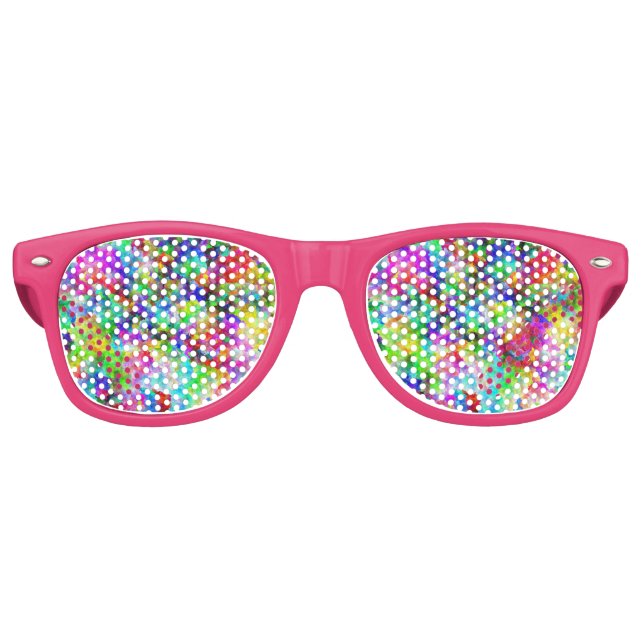Niedliche, abstrakte Bronzestextur Partybrille (Vorderseite)