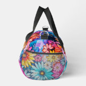 Niedliche Abstrakte Daisy Blume Art Duffle Bag (Rechts)