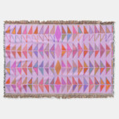 Niedliche Abstrakte geometrische Formen in Lavende Decke (Vorderseite)