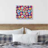 Niedliche abstrakte Gewebemuster Leinwanddruck (Insitu (Schlafzimmer))