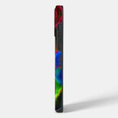 Niedliche abstrakte Linien iPhone Hülle (Linke Seite)