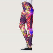 Niedliche abstrakte Linien werfen Kissen iPhone w Leggings (Links)