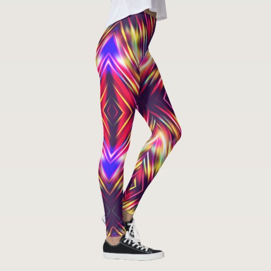 Niedliche abstrakte Linien werfen Kissen iPhone w Leggings (Rechts)