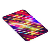 Niedliche abstrakte Linien werfen Kissen iPhone w Magnet (Rechte Seite)