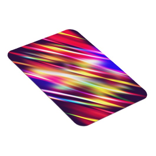 Niedliche abstrakte Linien werfen Kissen iPhone w Magnet (Rechte Seite)