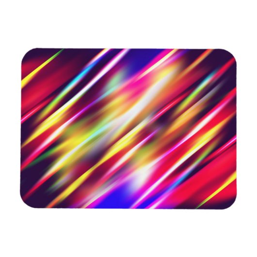 Niedliche abstrakte Linien werfen Kissen iPhone w Magnet (Horizontal)