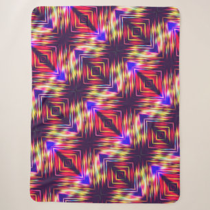 Niedliche abstrakte Linien werfen Kissen iPhone w Sherpadecke